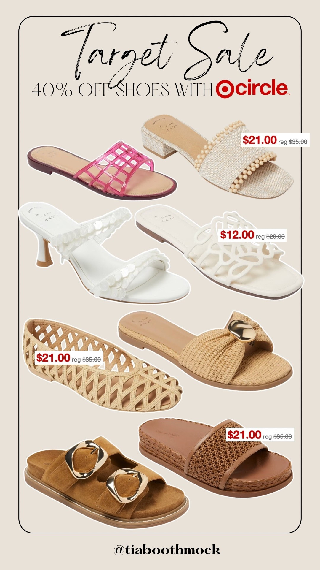 The kind of sale that makes me suddenly need another pair of sandals 🤭Up to 40% off at Target!

#LTKootd #LTKSaleAlert #LTKSeasonal