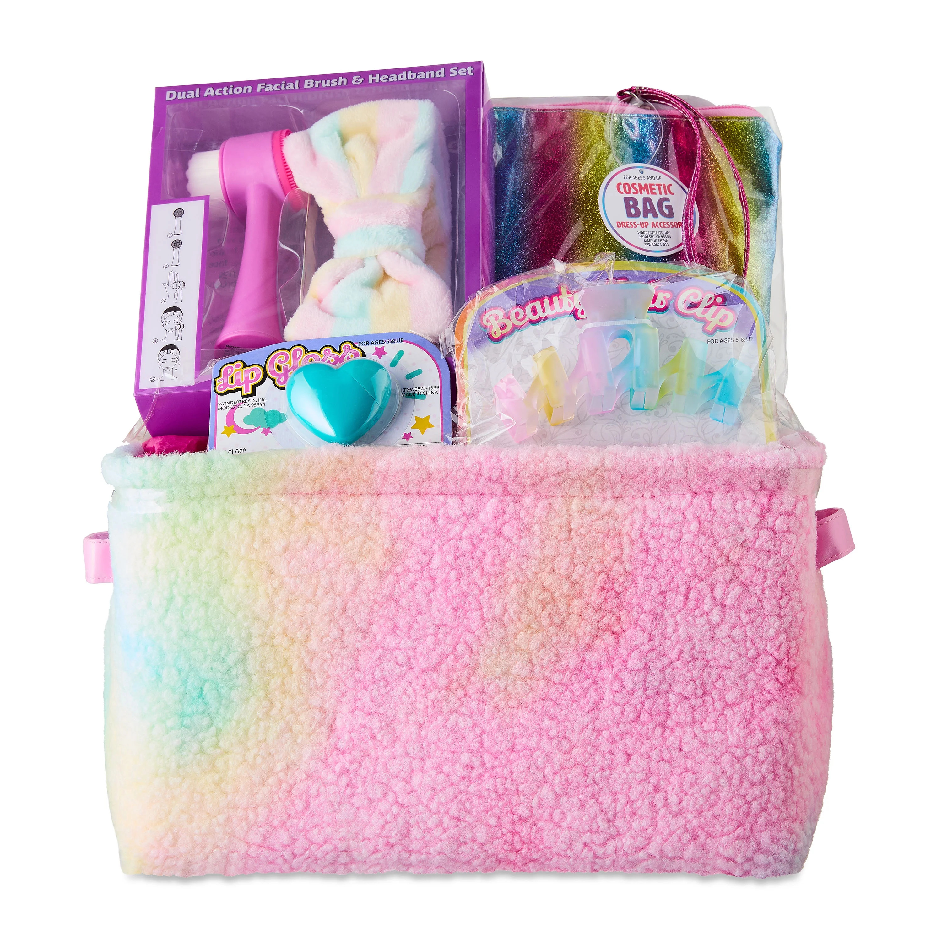 Prefilled Tie Dye Beauty Bin Easter Basket Gift Set, by Wondertreats | Walmart (US)