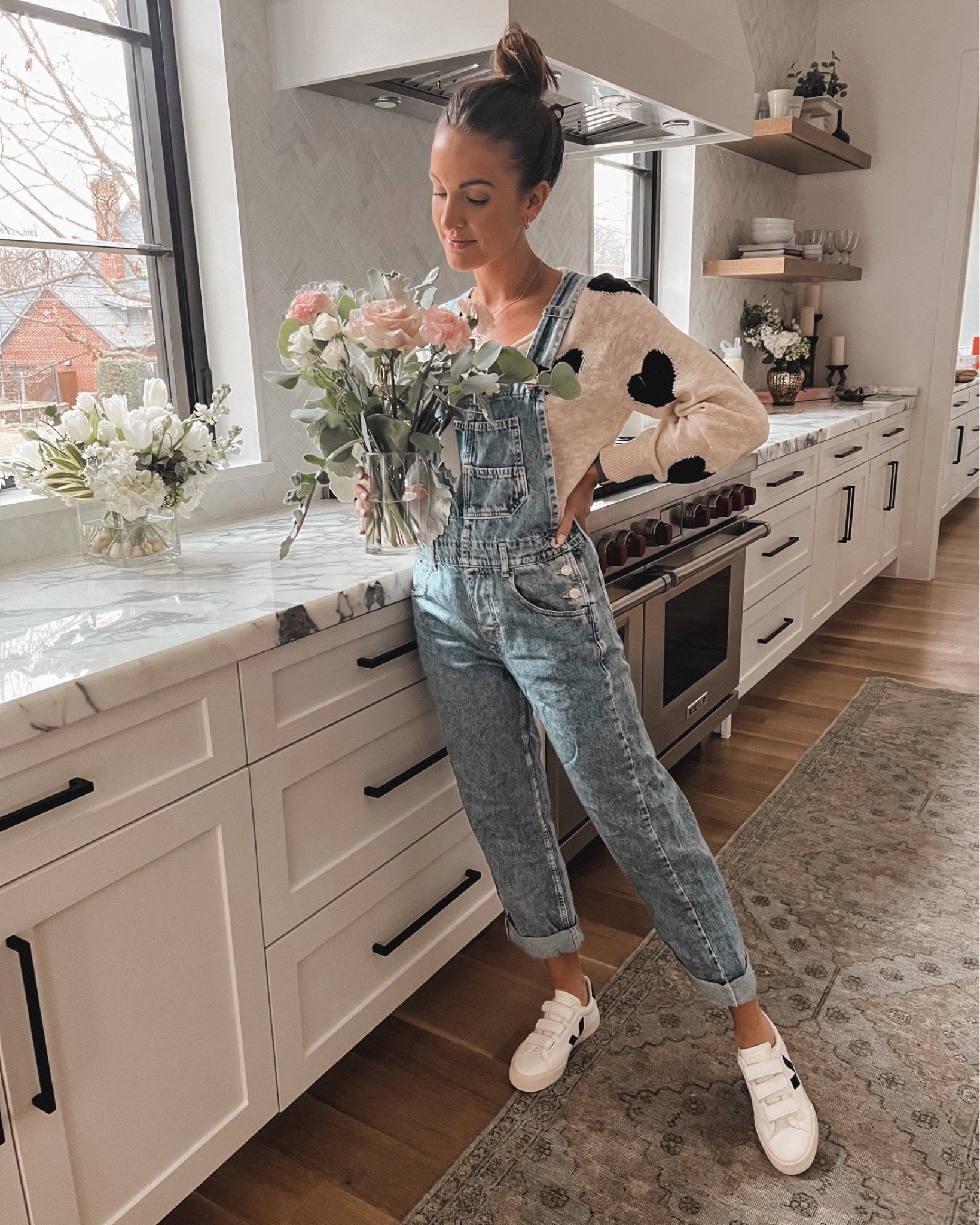 adorable heart sweater from amazon 💗 perfect for valentine’s day! 🫶🏼

#LTKootd