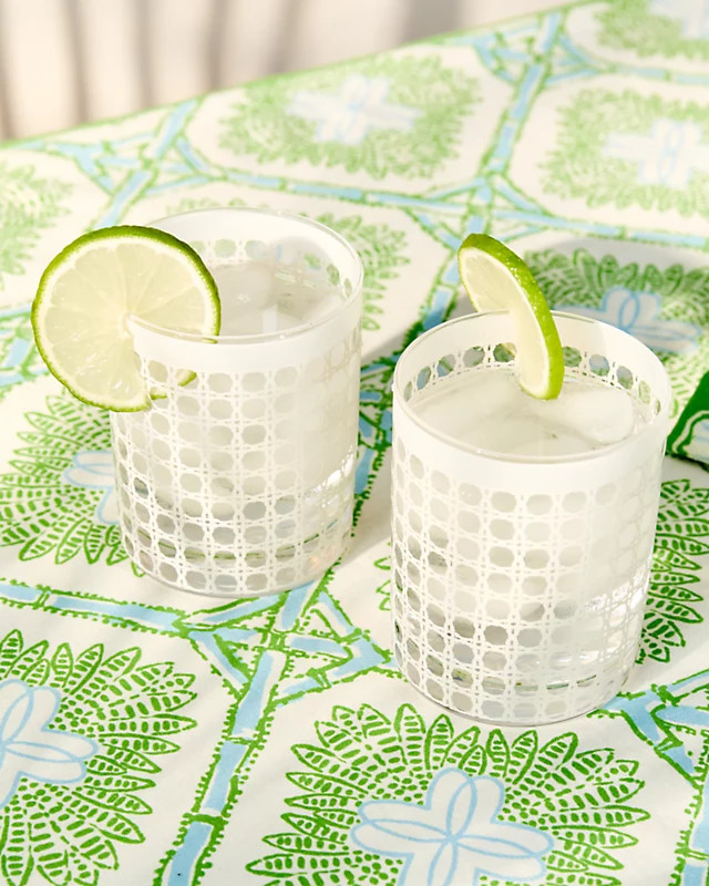 Lo-ball Glasses | Lilly Pulitzer | Lilly Pulitzer