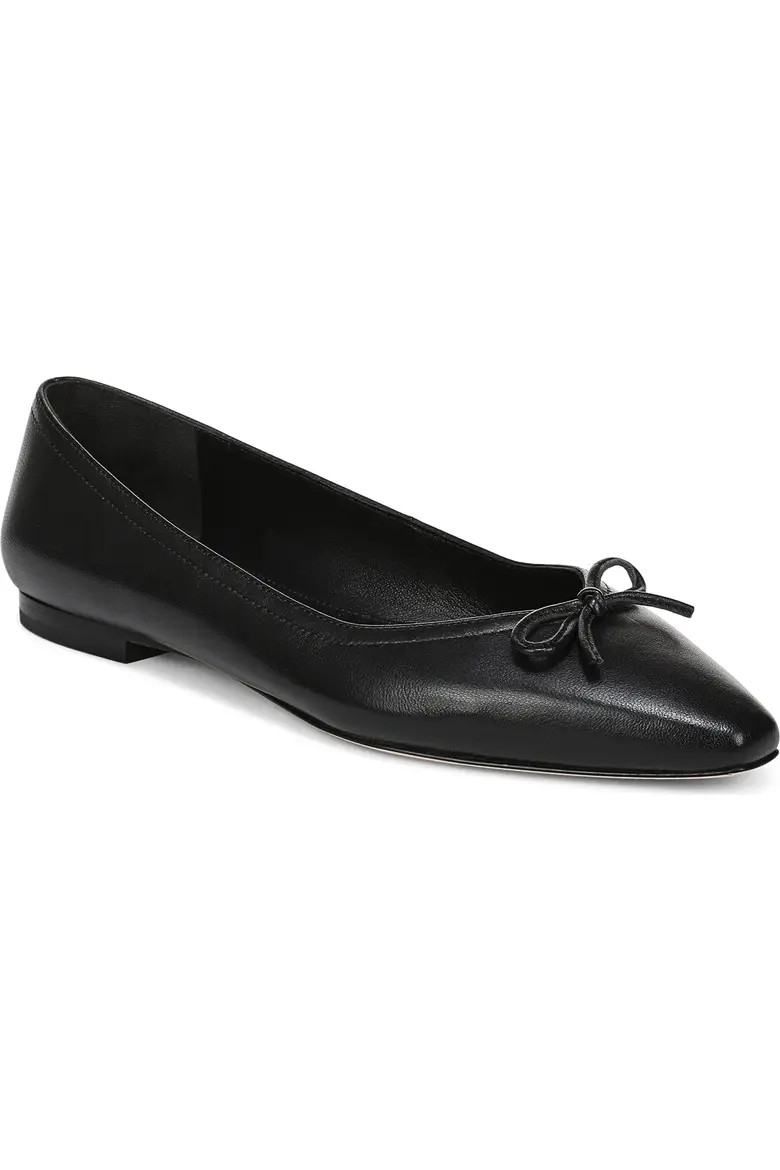 Veronica Beard Cailey Ballet Flat in Espresso at Nordstrom, Size 9 | Nordstrom