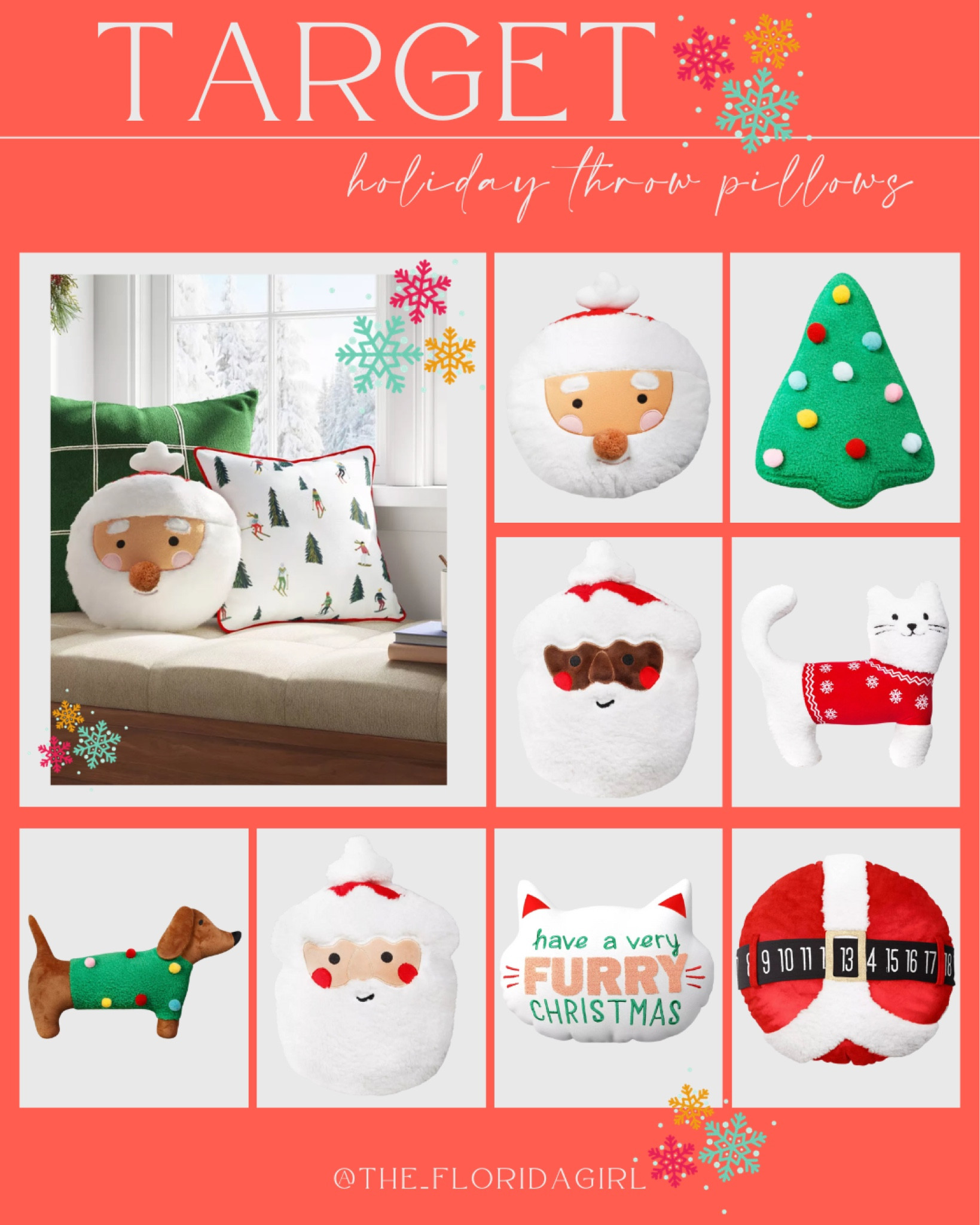 Christmas pillows at Target #pillows #target #targethome #throwpillows #christmas #holiday #christmashome #santa #tree #christmastree #santaclaus 

#LTKSeasonal #LTKHoliday #LTKhome