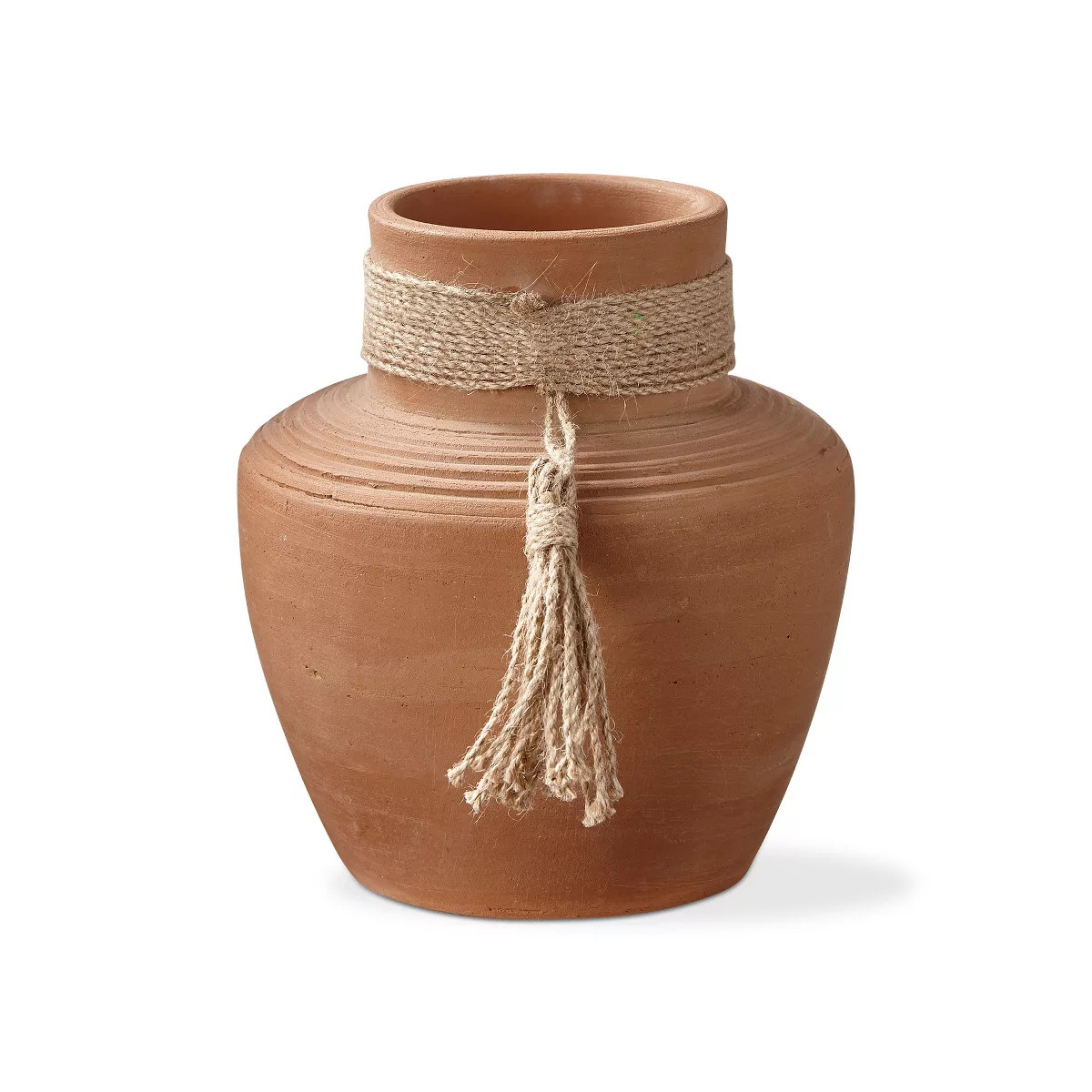 tagltd Cabo Handtied Jute Terrcotta Vase | Target