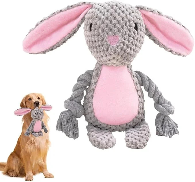 IGEED Easter Dog Toys,Easter Rabbit Bunny Egg Plush Squeaky Toys,Interactive Easter Rabbit Plush ... | Walmart (US)