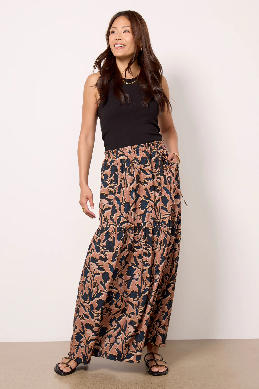 Andie Tiered Maxi Skirt | Evereve