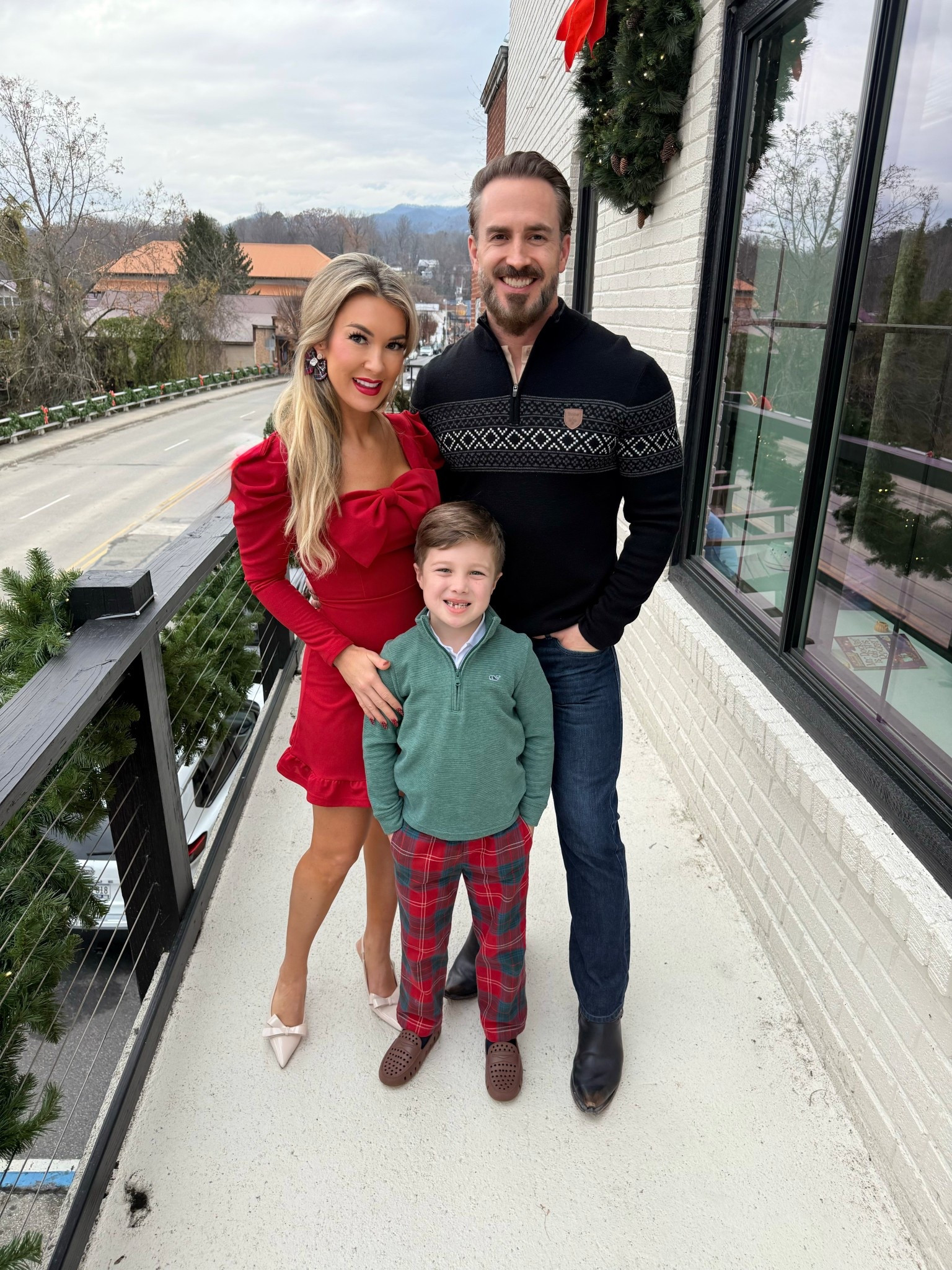 Family holiday looks. Exact dress is sold out, but I have linked similar options. These patent bow heels are the perfect heel for the holidays and let me tell you that fit true to size and are actually comfortable.  

Reynolds is wearing a size 7 in his pullover in size 13 in the loafers   

#familyholidaylooks #holidaydresses #holidaylookforboys #vineyardvines #amazonfinds #holidaylooksforless 

#LTKHoliday #LTKCyberWeek #LTKKids