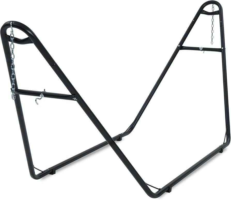 gafete Universal 2 Person Hammock Stand Only, 600 lbs Capacity, Adjustable Heavy Duty Powder-Coat... | Amazon (US)