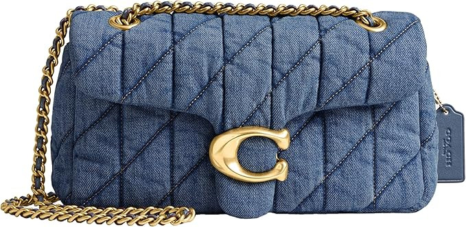COACH Women's Pebble Tabby Shoulder Bag | Quilted, 26, with Chain | Amazon (US)