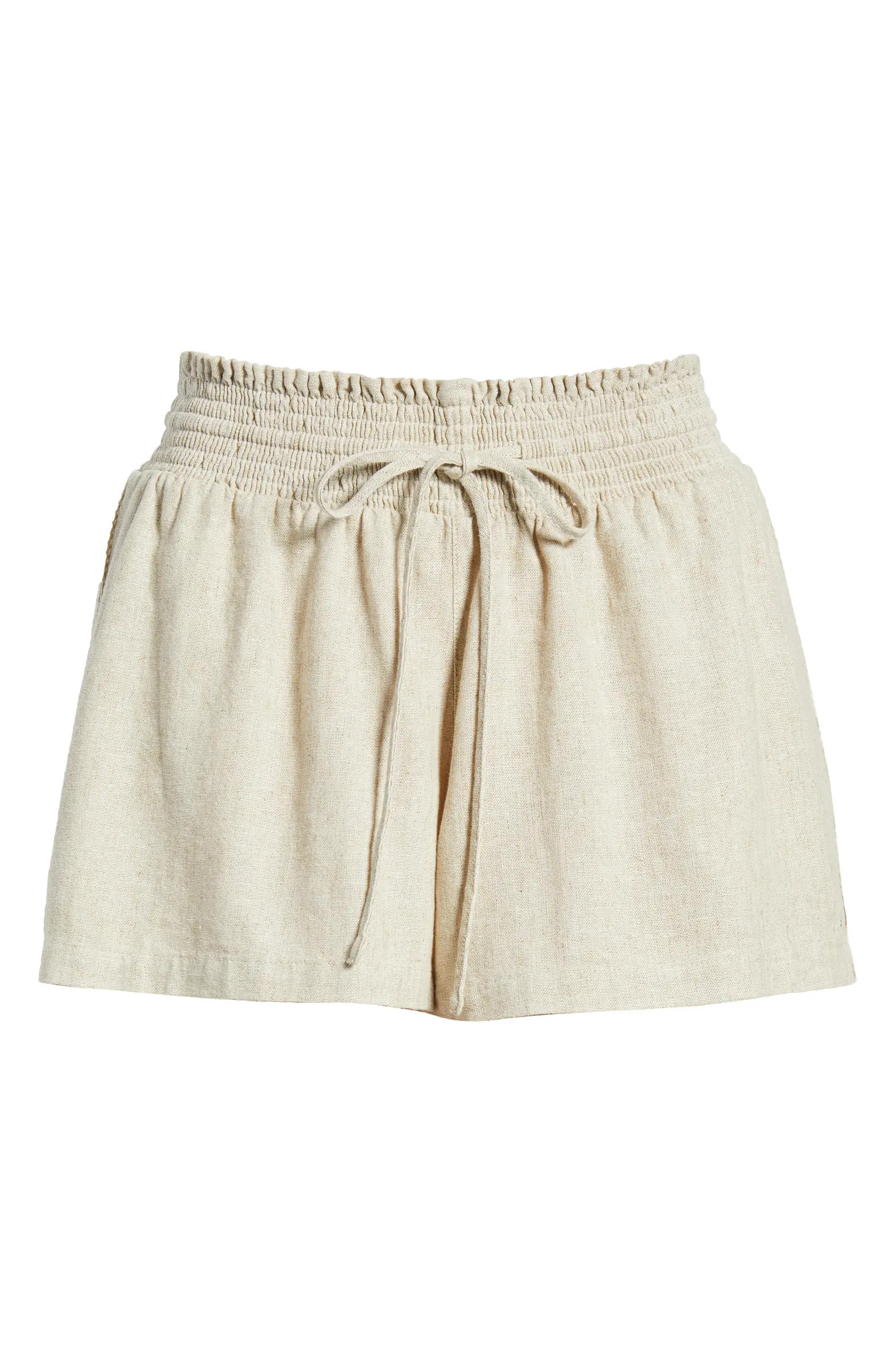 Linen Blend Shorts | Nordstrom