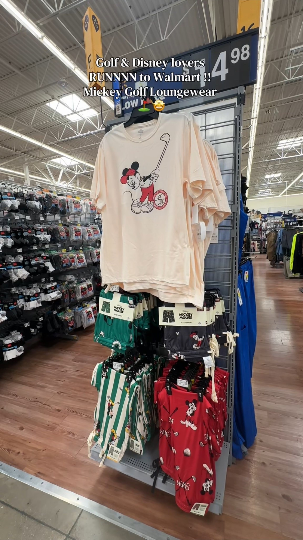 Mickey gold collection at Walmart!!