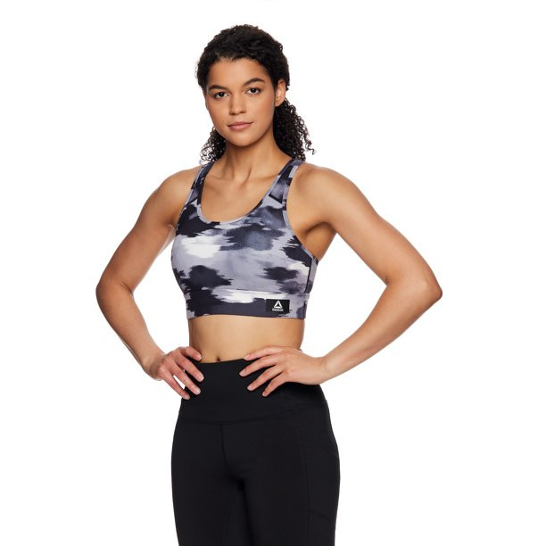 Reebok Women's Medium Impact Getaway Bra With Pocket And Removeable Cups | Walmart (US)