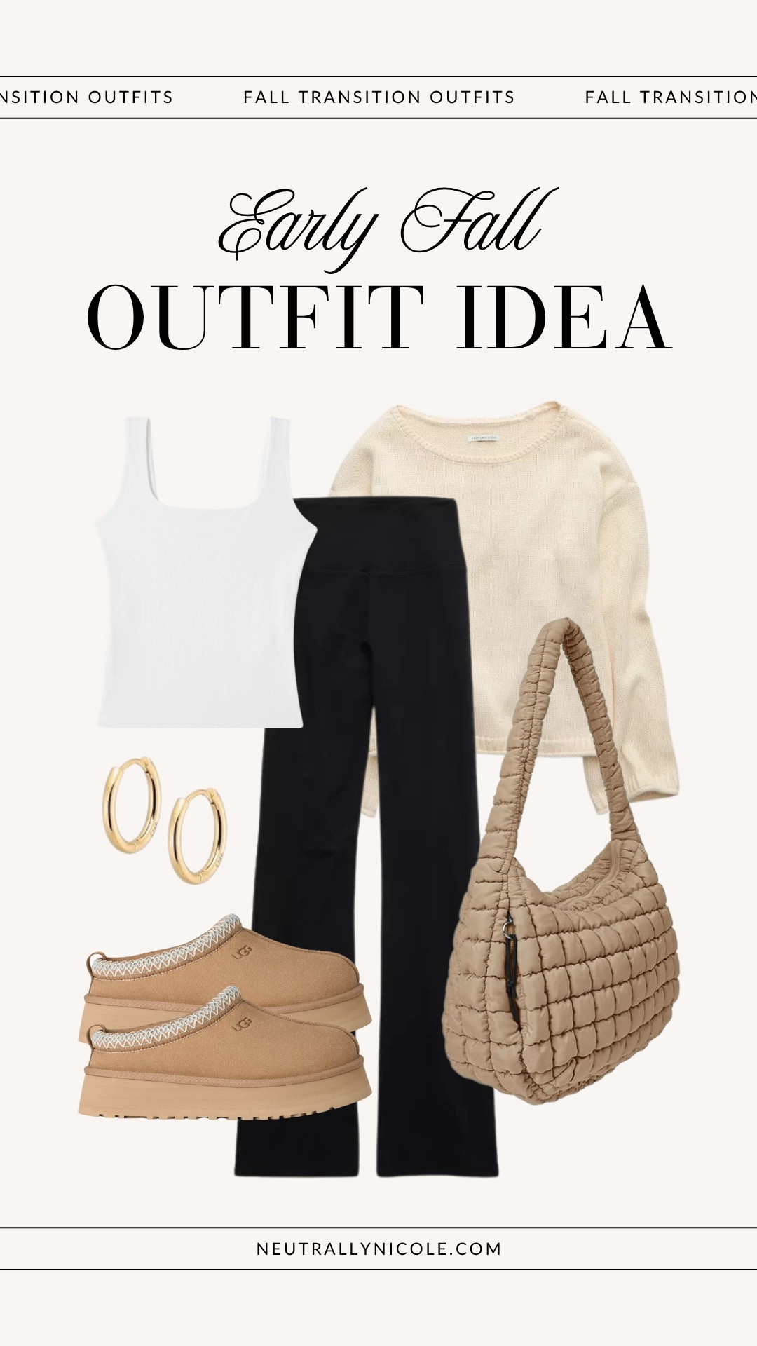 Early fall outfit idea, early fall outfits, summer to fall transition outfit idea, summer to fall transition outfits, warm fall outfit idea, warm fall outfits, fall outfit idea, fall outfits, casual outfit idea, casual outfits, spring outfit idea, spring outfits, flared leggings outfit idea, flared leggings outfits, ultra mini uggs outfit idea, ultra mini uggs outfits, ugg boots outfit idea, ugg boots outfits, athleisure outfit idea, athleisure outfits, errand outfit idea, errand outfits, lazy day outfit idea, lazy day outfits // neutrallynicole, @neutrallynicole, neutrallynicole.com, Neutrally Nicole

#LTKStyleTip #LTKTravel #LTKSaleAlert #LTKFindsUnder50 #LTKFindsUnder100 #LTKItBag #LTKSeasonal #LTKShoeCrush