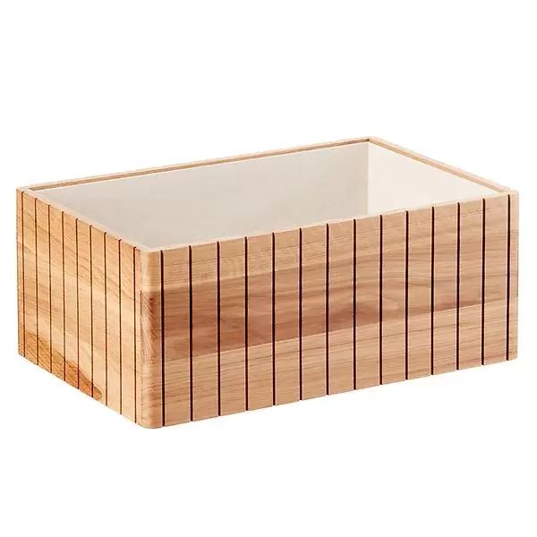 The Container Store Artisan White Oak Bin | The Container Store