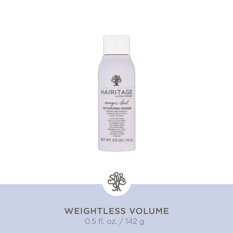 Hairitage Volumizing Texture Powder Hair Product for Styling and Fluffy Hair, 0.5 oz | Walmart (US)