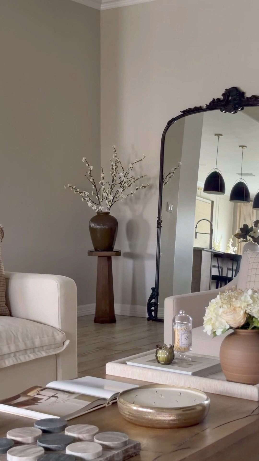 My new @Joon Loloi Stefano Accent Table is a absolute stunner! I decided to use it as a statement pedestal to add some more character to this wall in my home. It looks beautiful paired with a vase with or without stems. You can also keep it simple and place it near a couch or accent chair! The possibilities are endless. Timeless home decor that never goes out of style and he used in so many aesthetic ways or practical 

#LTKHome #LTKdayinmylife #LTKSeasonal