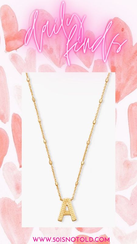 Gold initial Necklace | Kendra Scott | Dainty Jewelry | Gold Accessories 

#LTKFind #LTKGiftGuide #LTKstyletip