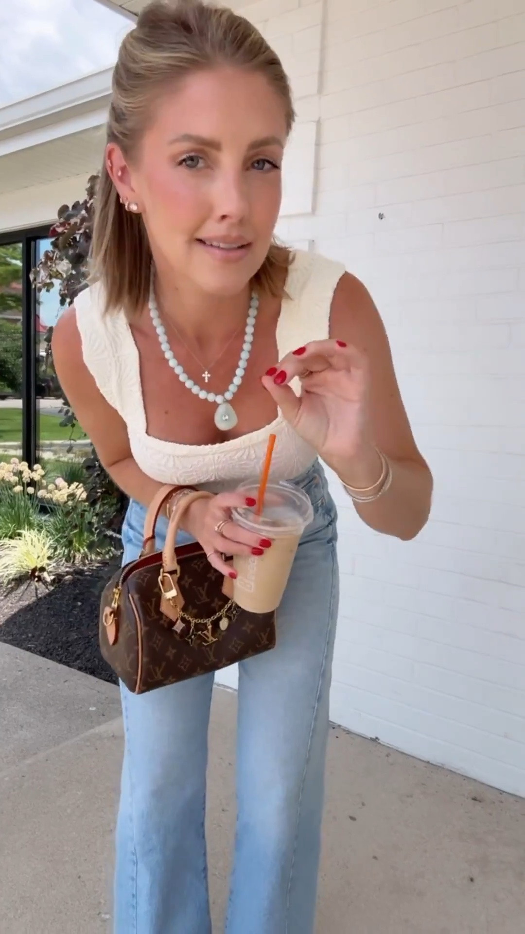 60% off now! XS/Small tank / 24 jeans (I sized down one size)

#LTKootd #LTKOver40 #LTKPetite