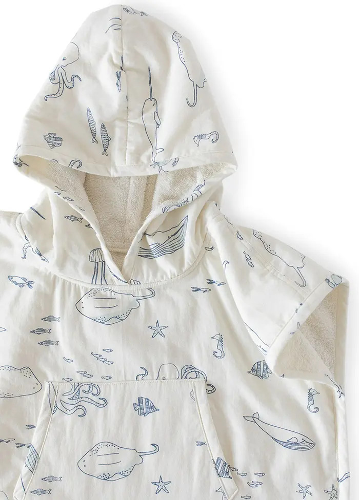 Pehr Organic Cotton Hooded Towel Poncho | Nordstrom | Nordstrom