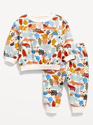 Unisex Printed Sweatshirt and Sweatpants Set for Baby | Old Navy (US)