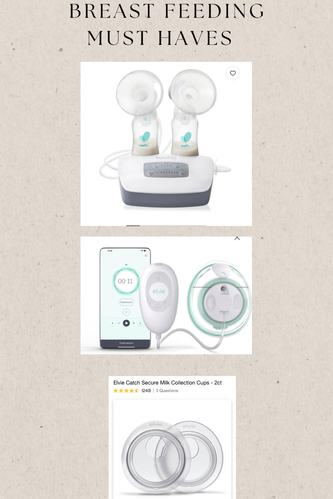 Breast feeding must haves from a first time mom 

#LTKbaby #LTKfamily #LTKbump