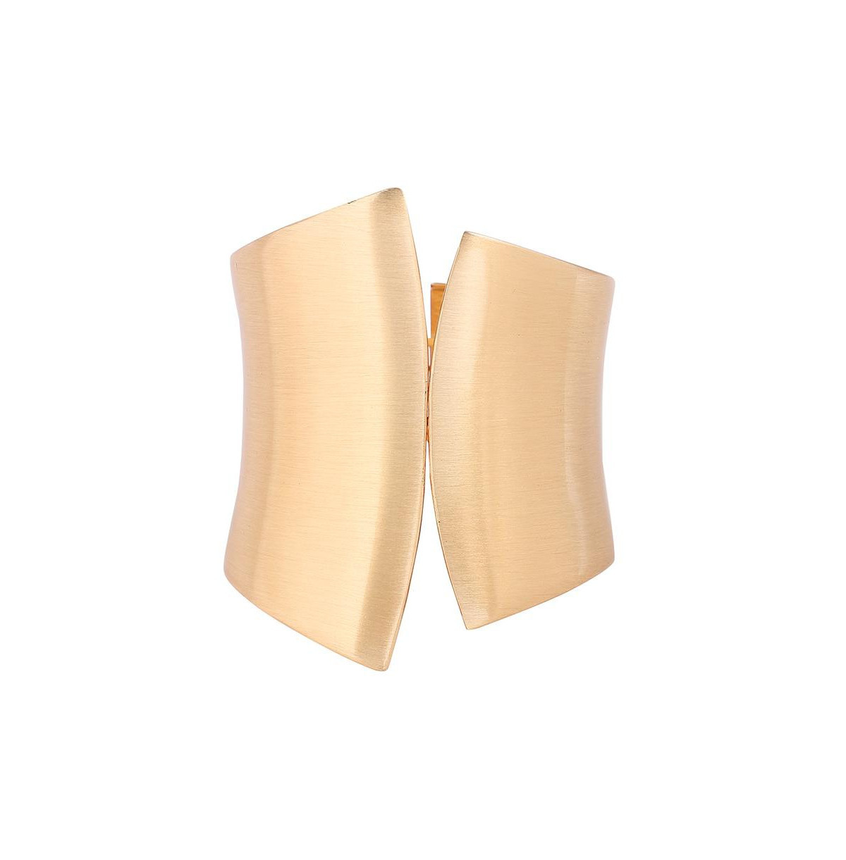 Sohi Gold-Plated Statement Cuff Bracelet - Gold | Macy's