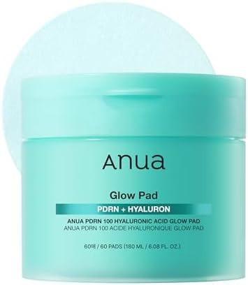 ANUA PDRN 100 Hyaluronic Acid Pad, Glow-Plumping Korean Face Pad for Daily Skincare & Makeup Prep... | Amazon (US)