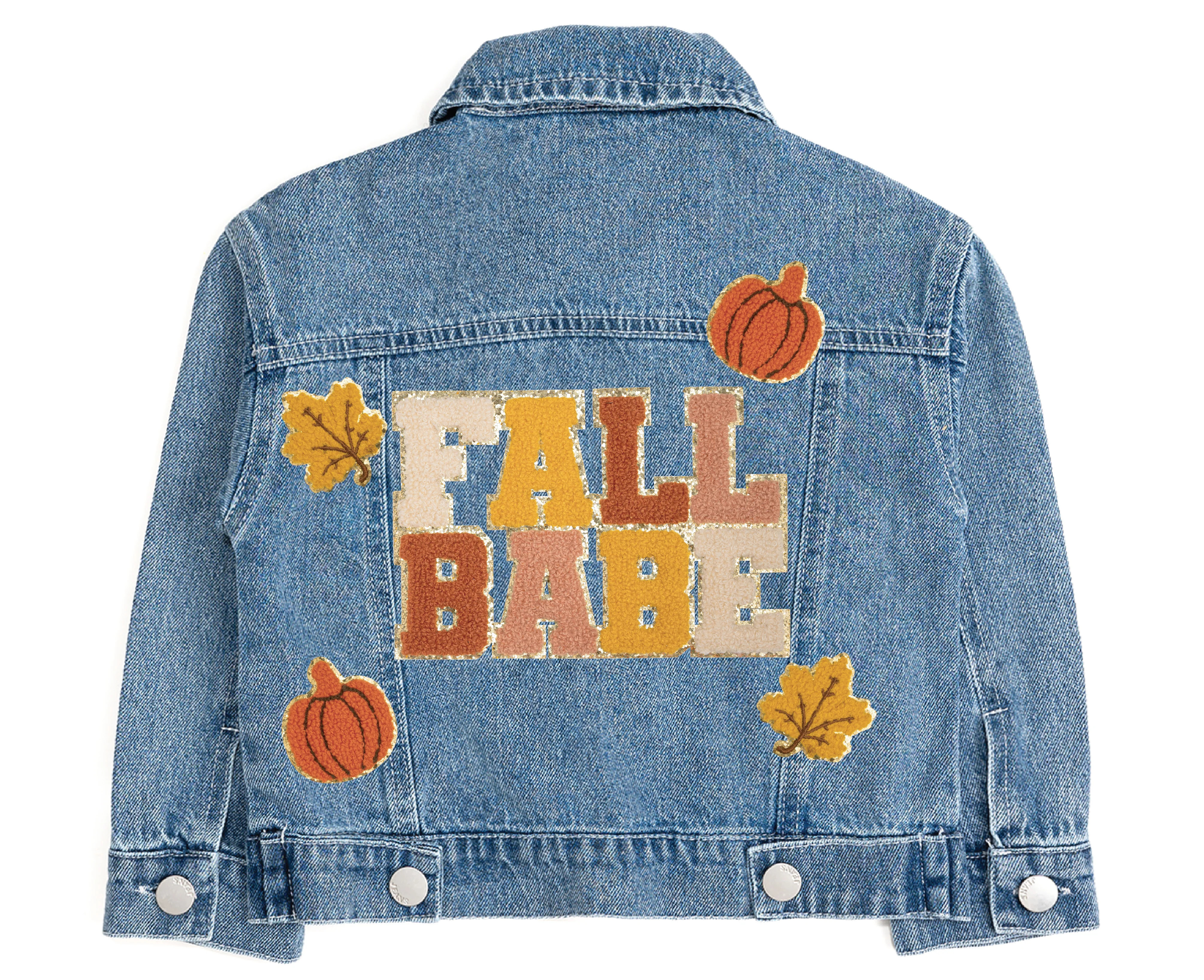 Fall Babe Patch Denim Jacket | Sweet Wink