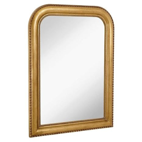 Hamilton Hills Gold Ornate Mirror - Metal Framed 30x40 inch Antique Brass Mirror - Decorative Sca... | Amazon (US)