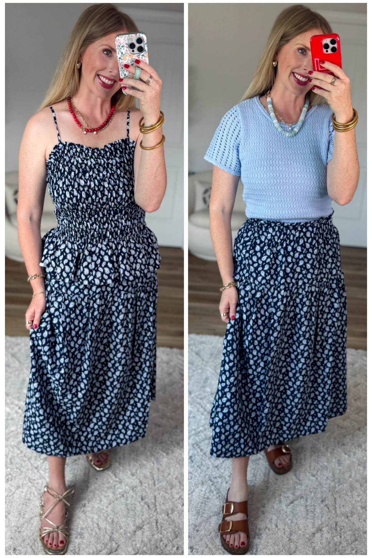 2 ways to style this midi skirt from Walmart!

#LTKootd #LTKmomlife