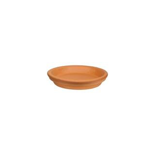 4.25 in. Terra Cotta Clay Saucer | The Home Depot