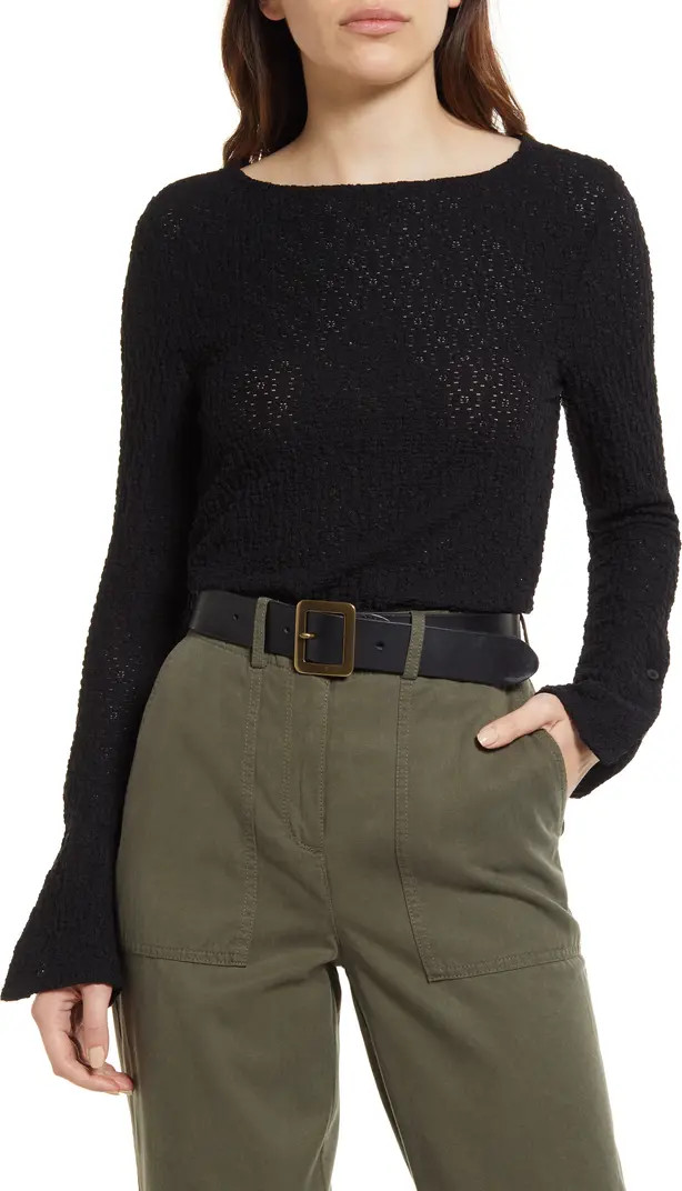 Treasure & Bond Long Sleeve Lace Top | Nordstrom | Nordstrom