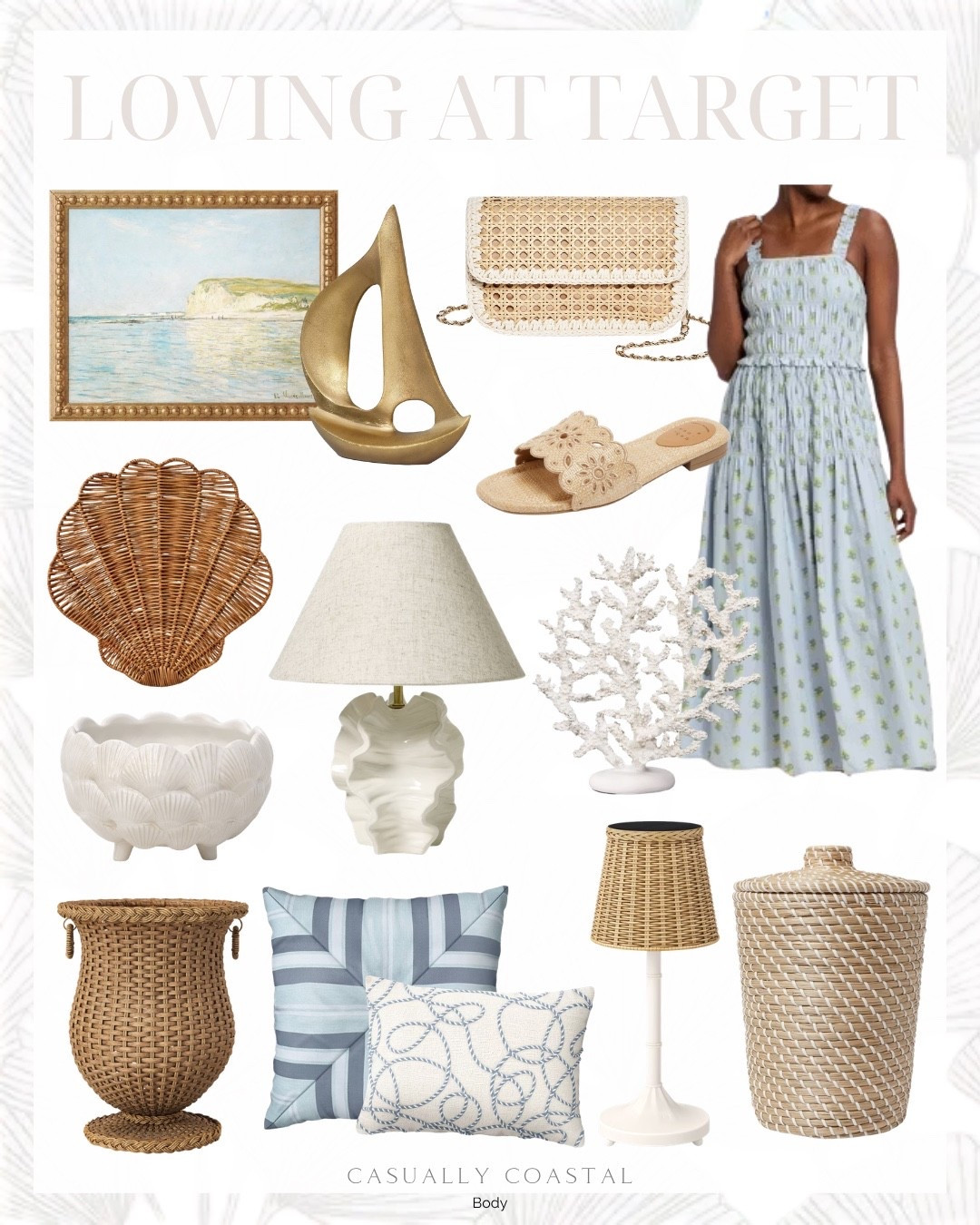 Loving at Target 

Target home decor, target dress, target pillows, target wall art, target wall decor, target lamp, coastal home decor, coastal style, coastal wall art, coastal dress, coastal lamp, coastal pillow covers, terracotta outdoor planter pot, white planter pot, straw caning crossbody bag, coral figural, metal sailboat sculpture, 16x20” framed art, woven rattan shell charger, resin wicker outdoor planter, coastal planter, coastal shell table lamp, rechargeable outdoor patio LED lantern, outdoor clam shell planter, smocked maxi a-line dress, spring dress, slide sandals, target sandals, embroidered rope nautical throw pillow, striped outdoor throw pillow, coastal bathroom wastebasket

#LTKHome #LTKSeasonal