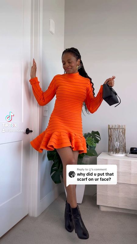 Orange dress OOTD for falll

#LTKSeasonal