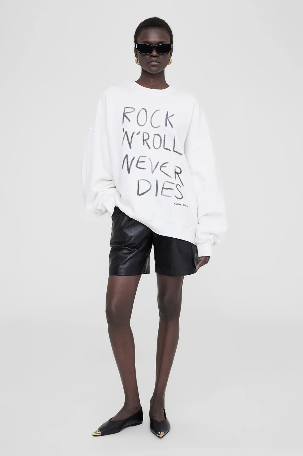 Miles Sweatshirt Rock N Roll | Anine Bing