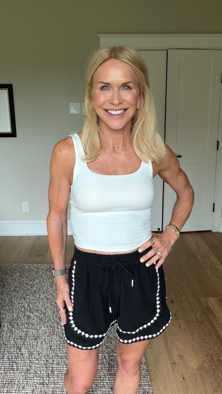 These shorts are coming with me to Greece! Wear as a swimsuit coverup or an elevated day shirt. I love the crochet detailing on these linen shorts!

#LTKgrwm #LTKmomlife #LTKootd