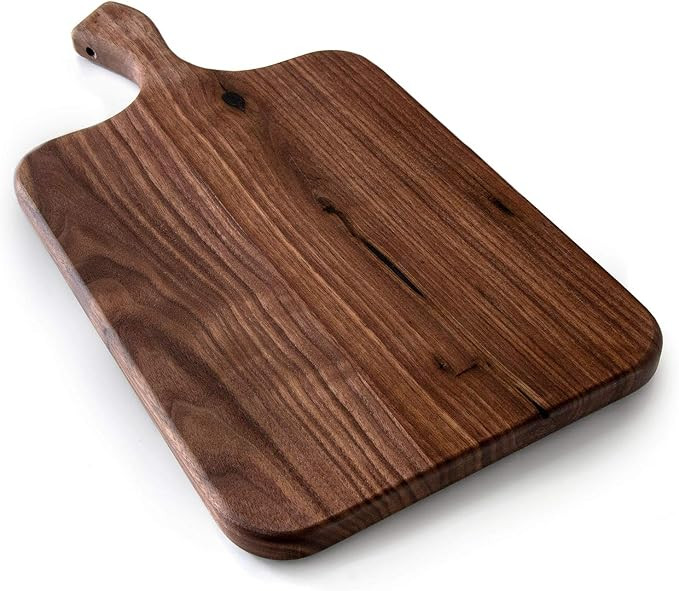 Brazos Home Dark Walnut Wood Cutting Board for Kitchen,Seasoned,Chopping Board,Wood Cheese Board,... | Amazon (US)