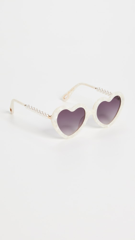 Lele Sadoughi Sweetheart Sunglasses | Shopbop | Shopbop