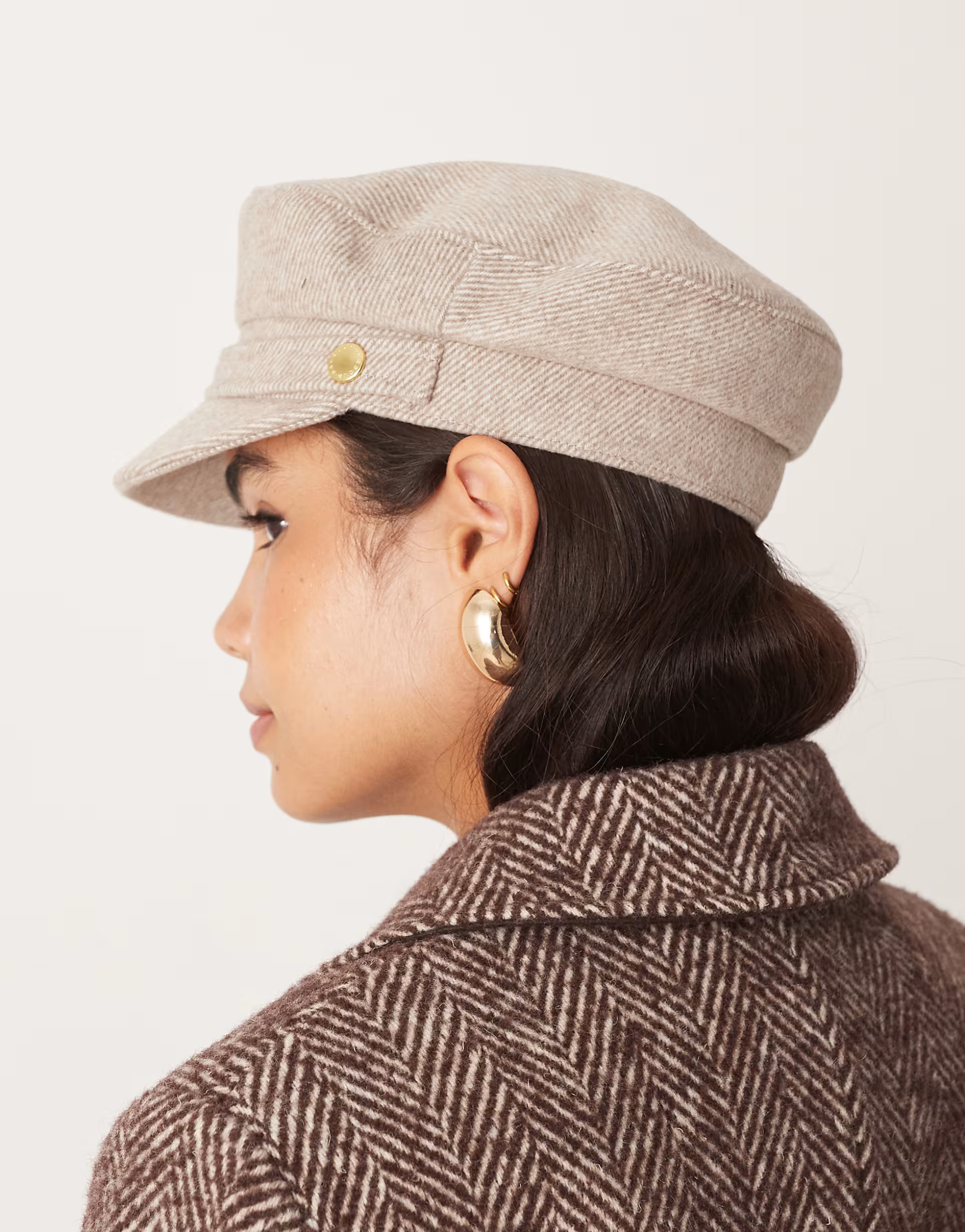 Barbour Bothal bakerboy cap in oatmeal  | ASOS | ASOS (Global)