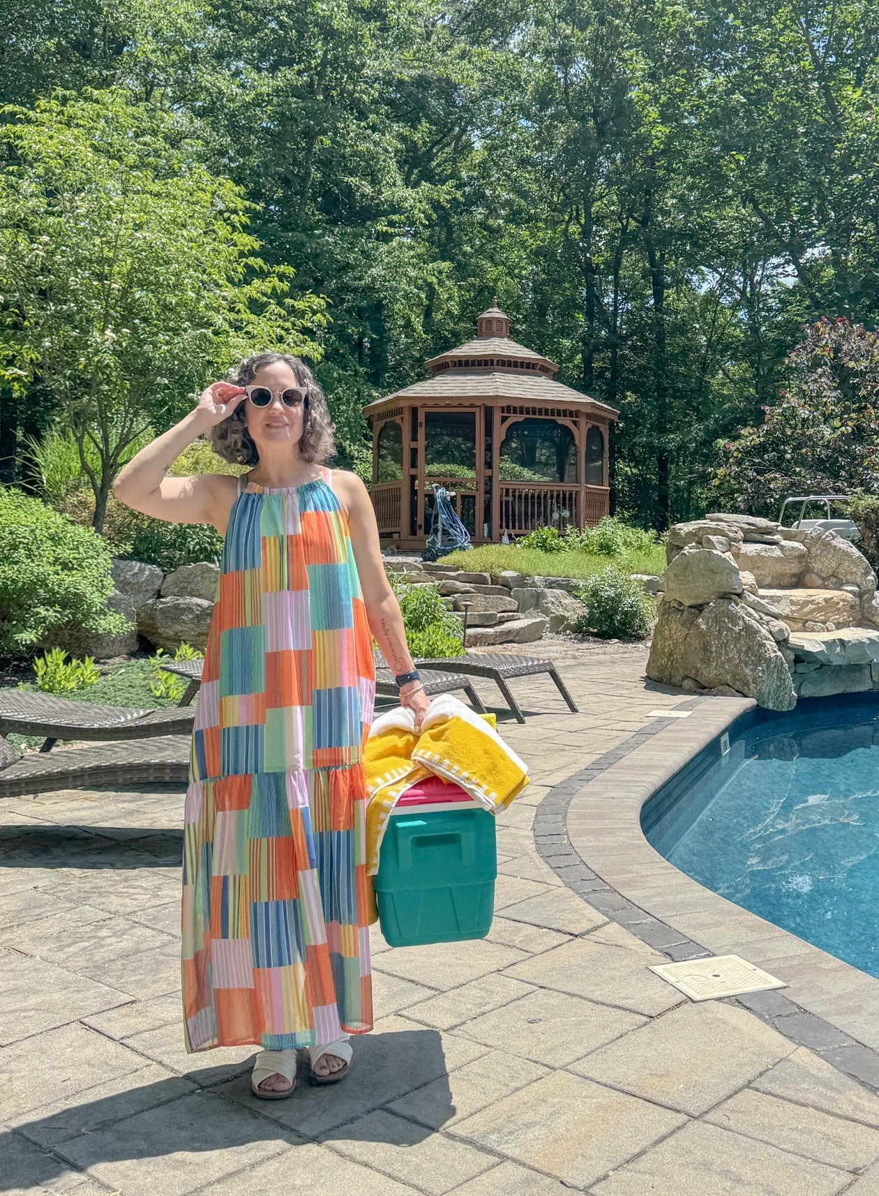 Summer dress! 👗 ☀️ 
My dress is from a shop at Lake George; linked a bunch of colorful maxi dresses for under $100.

#LTKdayinmylife #LTKOver40 #LTKSeasonal