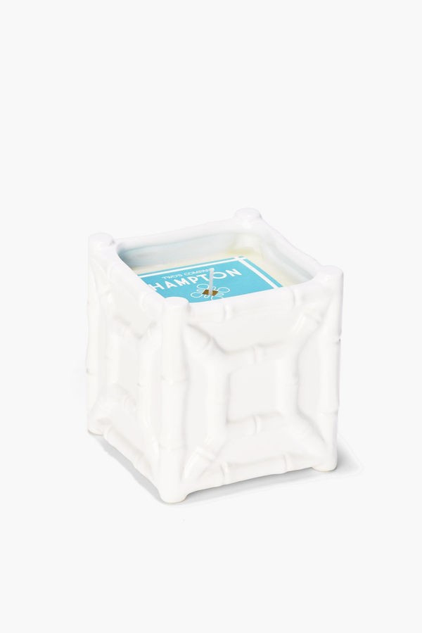 White Chinoiserie Filled Candle | Tuckernuck (US)