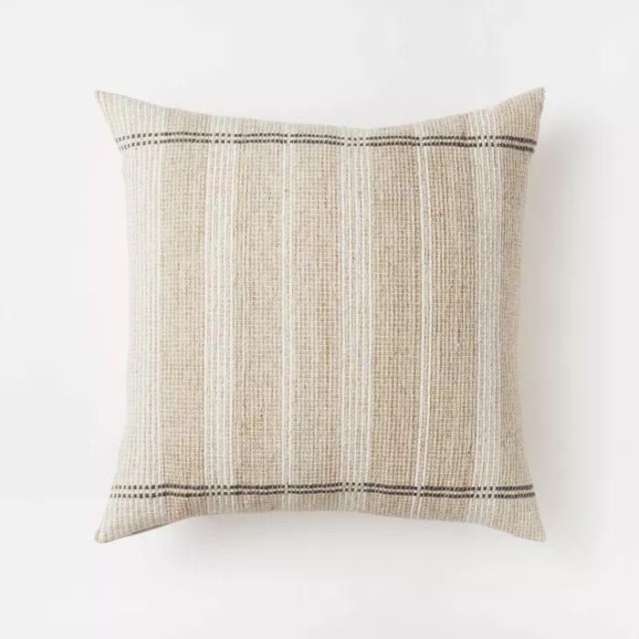 Woven Striped Throw Pillow Neutral - Threshold™ designed with Studio McGee | Target