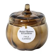 Better Homes & Gardens Pumpkin Snickerdoodle Swirl Scented 1-Wick 5 oz Pumpkin Jar Candle | Walmart (US)