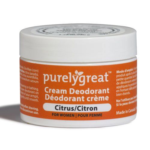 Purelygreat Natural Deodorant for Women Citrus - EWG Verified™ - Vegan | Amazon (US)