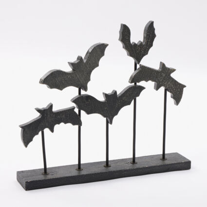 Black Bat Halloween Window Decoration 45x51cm | TK Maxx