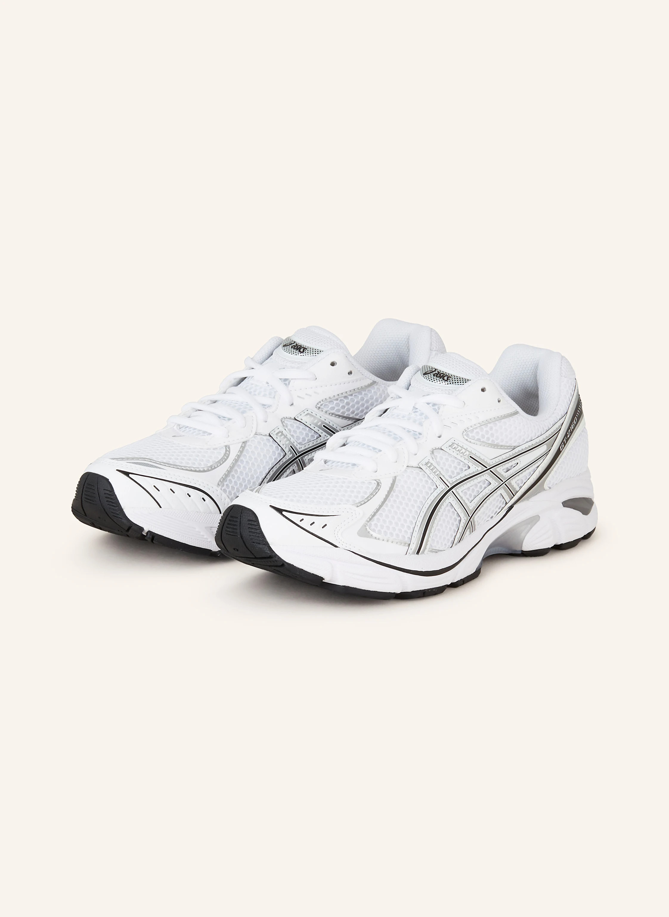 ASICS Sneaker GT-2160 in weiss / silber / dunkelrot | Breuninger (DACH)