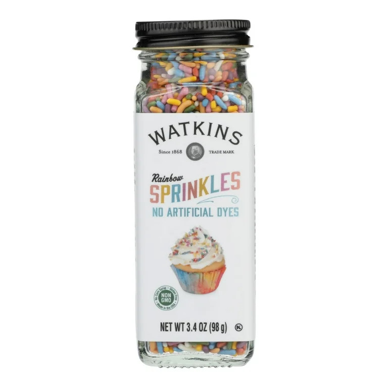 Watkins Gourmet Decorating Sprinkles, Rainbow, 3.4 oz | Walmart (US)