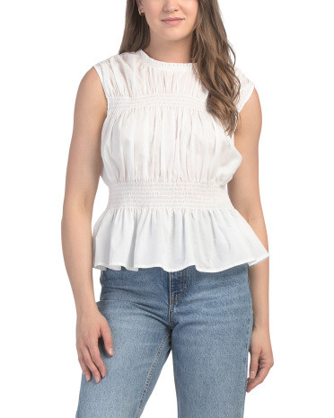 Sleeveless Voile Top | TJ Maxx