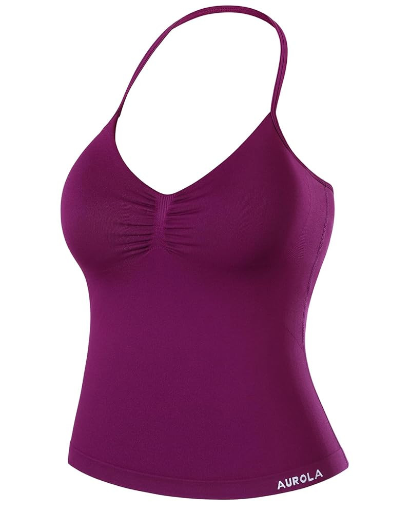 AUROLA Influence Longline Strappy Workout Halter Tops for Women,Removable Cups Padded Bras Impact... | Amazon (US)