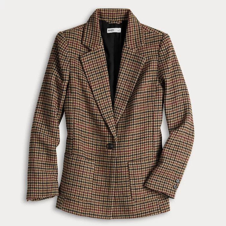 Women's Sonoma Goods For Life® Polished Heritage Blazer | Kohl's