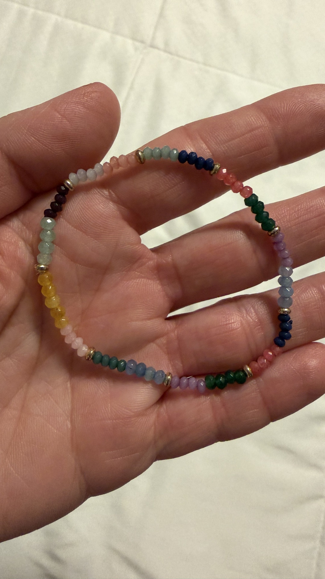 $12 - ON SALE, I love the multi color design but there are two more options as well; a sweet gift idea 

#baublebar #giftforher #giftidea #clover #under20 #budgetfriendly

#LTKU #LTKSaleAlert #LTKOver40

#LTKvlog #LTKstorytime